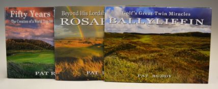Ruddy, Pat golf book trilogy to incl "50 Years In A Bunker-The Creation of a World Top-100 Golf