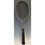 Tennis - Birmingham Aluminium Casting 'Birmal' Tennis Racket registered No.693327, with piano