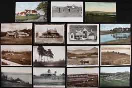 15x various Scottish golfing postcards from the early 1900's - Rosemount Blairgowrie golf club house
