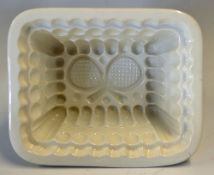 Rare Copeland Tennis Jelly Mould with impressed crossed rackets and balls, maker's mark impressed to