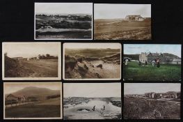 9x various Scottish golfing postcards from the early 1900's - 5x Machrihanish Golf Club House &