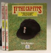 Cricket - If The Cap Fits Test Cricket Signed Book hard back copy by Colin Bateman, extensively