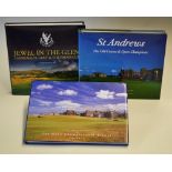 Gleneagles and St Andrews golf books (3) to incl "Jewel In The Glen - Gleneagles, Golf and The Ryder