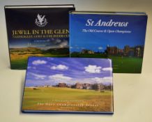 Gleneagles and St Andrews golf books (3) to incl "Jewel In The Glen - Gleneagles, Golf and The Ryder