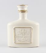 1997 Valderrama Ryder Cup Commemorative ceramic whisky decanter - white decanter with 22ct gold