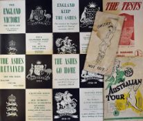 Cricket - 1950s Cricket 'The Ashes' Publications to include The England Victory 1953, England Keep