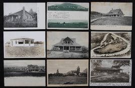 Collection of 9x USA Golf club postcards from the early c.20th onwards to Montclair NJ Golf Club