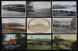 Collection of 9x Scottish golfing postcards from the early 1900's onwards - Rothesay Golf Scene '