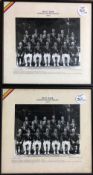Two 1970-71 Cricket MCC Tour Australia and New Zealand Team Photographs both framed and glazed. From