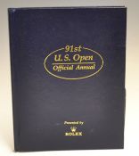 U.S Open Golf Championship Official Annuals 1991 - written by John Hopkins (The Times) 1991