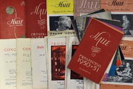 Selection of 'Hallé' Magazine for the Music Lover - a large selection of 190s onwards magazines,