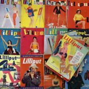 1950s 'Lilliput is a Man's Magazine' Selection to include various editions such as 1955 Jun, Jul,