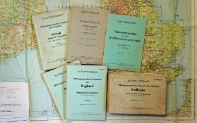 WWII - 1940 German Invasion of Britain Plans - an extensive collection of maps and books and 2x