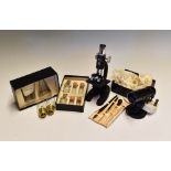 ANB 600x Microscope Set includes microscope, light and vials, all in original box.