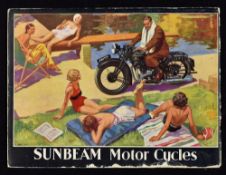 Sunbeam Motor Cycles For 1935 Sale Catalogue - A fine 24 page Sales Catalogue, illustrating and