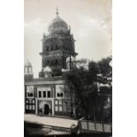 India - Sikh Temple Photograph c.1900 - A large early photograph of Kartarpur Sahib Gurwdara in