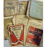 Mixed Selection of Books, Newspapers and Song Sheets to include Parish Registers of Broseley,