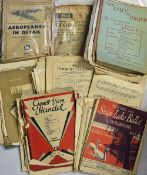 Mixed Selection of Books, Newspapers and Song Sheets to include Parish Registers of Broseley,