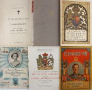 Selection of Royal Memorabilia to include The Coronation Book of Queen Elizabeth II, Souvenir