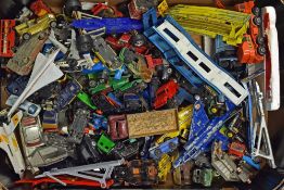 Quantity of Various Diecast Model Toys all play worn includes Dinky, Corgi, Lesney, Matchbox and