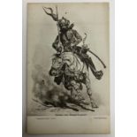 India - Sikh Horseman Postcard A postcard titled 'Sowar, 10th Bengal Lancer' showing Sikh soldiers