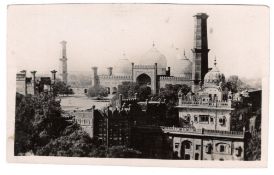 Samadhi of Ranjit Singh Photograph - Early photograph of the Tomb of Maharajah Ranjit Singh and