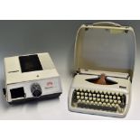 1960s Adler 'Tippa' Portable Typewriter with original case, measures 30x30x10cm approx. appears in
