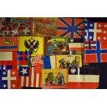 Interesting Selection of Victorian Flags including a range of different scenes to include The