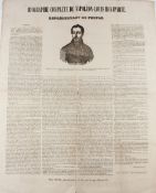 Poster Published During The 1848 Revolution In Support Of Napoleon-Louise Bonaparte - (Who became