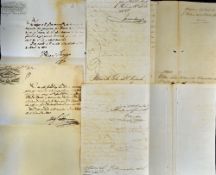 Cuba - 19th Century Spanish Colonial Governors Signed Manuscripts to include Emilio Calleja (1830-