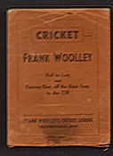 Cricket Flick Book - Frank Woolley 1936 - Double sided flick book showing him "Pull to leg and