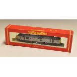 OO Gauge Hornby R327 Class 37 Co-Co Diesel Electric Locomotive Transrail in triple grey, numbered