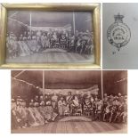 Ambala Durbar of 1869 with Sikh Princes Carte De Visite - A rare original carte de visite photograph