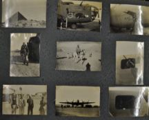 WWII Africa Photo Album contains various photographs Ismalia Egypt, Alamein, Alexandria, depicts