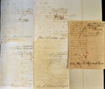 Cuba - 19th Century Spanish Colonial Governors Signed Manuscripts including Emilio Calleja (1830-