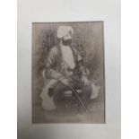 India - Photo of the Maharaja of Kashmir - 19th century photograph of a Sikh ruler of Kashmir