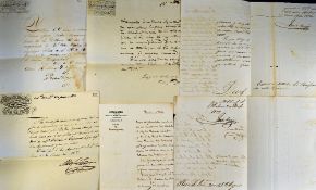 Cuba - 19th Century Spanish Colonial Governors Signed Manuscripts including Emilio Calleja (1830-