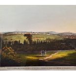 India - East View of Bangalore with the Cypress Garden from Pagoda 1804 Print - aquatint by Lieut.