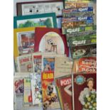 Selection of Giles Jigsaw Puzzles together with a selection of Women's early magazines such as