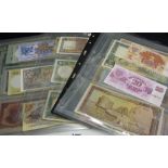 Selection of World Banknotes to include Burundi, Japanese, Russian, Bangladesh and more -all