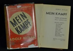 1941 Mein Kampf - American Edition -complete and definitive unexpurgated edition, fully annotated,