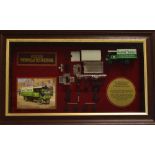 Matchbox 'Models of Yesteryear' Limited Edition No.2647 Yorkshire Steam Wagon a framed display