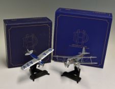 Oxford DH89 Dragon Rapide and DH80A Puss Moth Aeroplane Diecast Models to include The De Havilland