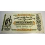 Uruguay Montevideo 50 Pesos 1872 Banknote 015717