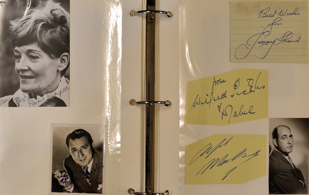 Autographs - An autograph album containing a wide variety to include Jody Scheckter, Jill Ireland, - Image 4 of 6
