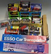 Mixed Selection of Diecast Toys to include Esso Car Transporter, Siku Mack Lorry (not boxed), Elicor