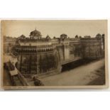 India - Fort of Patiala Postcard - A postcard titled 'Patiala, Fort Side view'' showing the Sikh