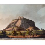 India - East View of Kistnagurry 1804 Print - aquatint by Lieut. James Hunter, published June 4th