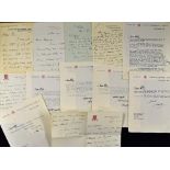 Autographs - John Arlott Signed Typed Letters - mostly dated from 1960s include a selection of typed