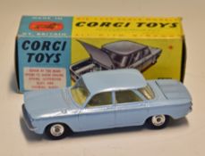 Corgi Toys 'Chevrolet Corvair' 229 in sky blue, comes with original box in good condition